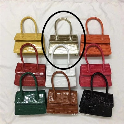 Crocodile Pattern Mini Handbag – ElizalovezFashion